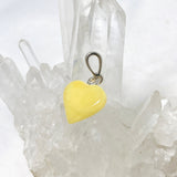 Baltic Amber Butterscotch Heart Pendant AMB225