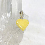 Baltic Amber Butterscotch Heart Pendant AMB225