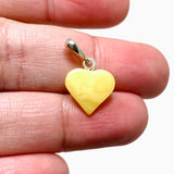 Baltic Amber Butterscotch Heart Pendant AMB225