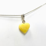 Baltic Amber Butterscotch Heart Pendant AMB225