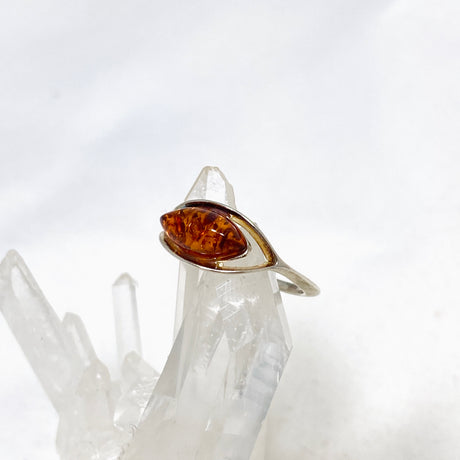 Baltic Amber Marquise Ring Size 7 AMB250