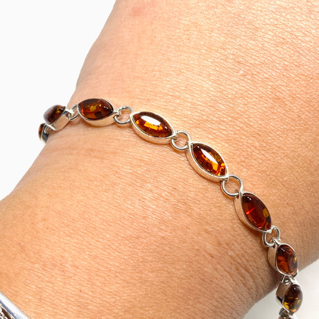 Baltic Amber Cognac Multi-stone Bracelet AMB266