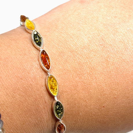 Baltic Amber Mixed Multi-stone Bracelet AMB265