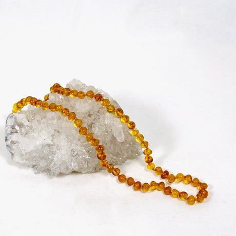 Baltic Amber honey beaded necklace AMB206