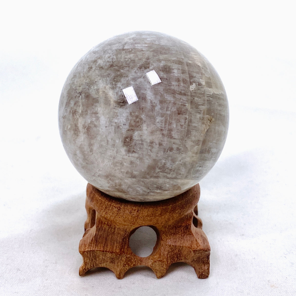 Belomorite (Sunstone and Moonstone) "Eclipse Stone" Sphere MSS-01