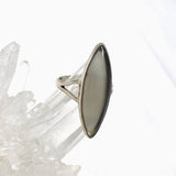 Black Moonstone Marquise Ring Size 11 KRGJ2198