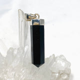 Black Tourmaline Point Pendant 5cm