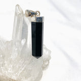 Black Tourmaline Point Pendant 5cm