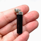 Black Tourmaline Point Pendant 5cm