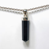 Black Tourmaline Point Pendant 5cm