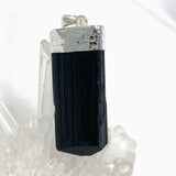 Black Tourmaline Raw Pendant KPGJ3694