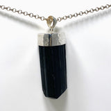 Black Tourmaline Raw Pendant KPGJ3694