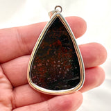 Bloodstone Teardrop Cabochon Pendant KPGJ4741