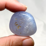 Blue Chalcedony Tumbled Stones