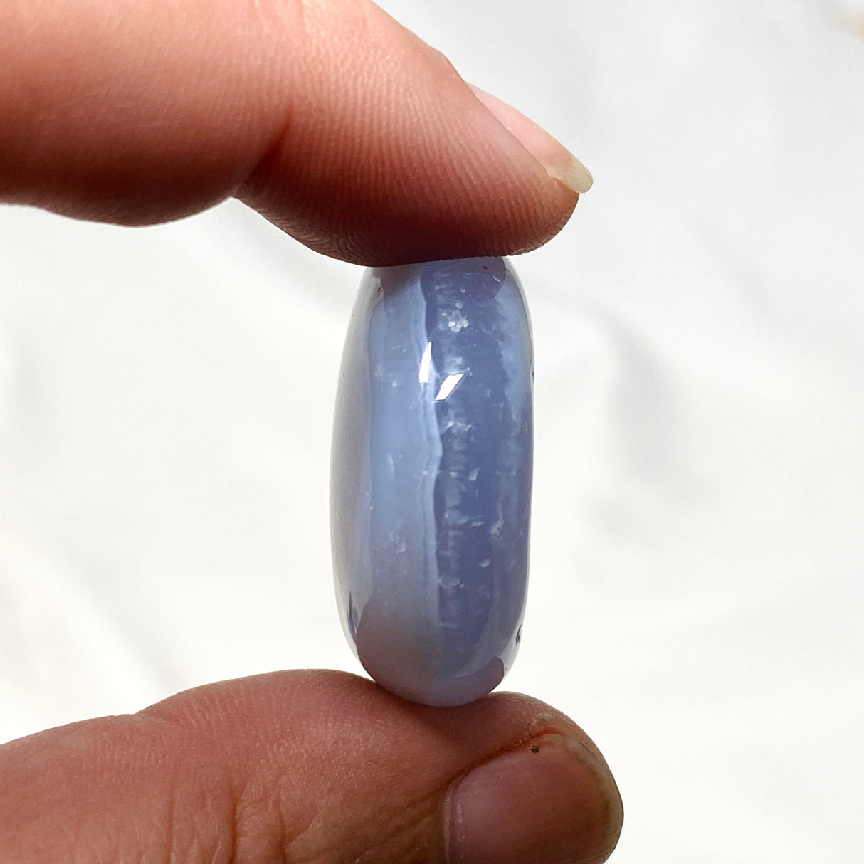 Blue Chalcedony Tumbled Stones