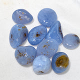 Blue Chalcedony Tumbled Stones