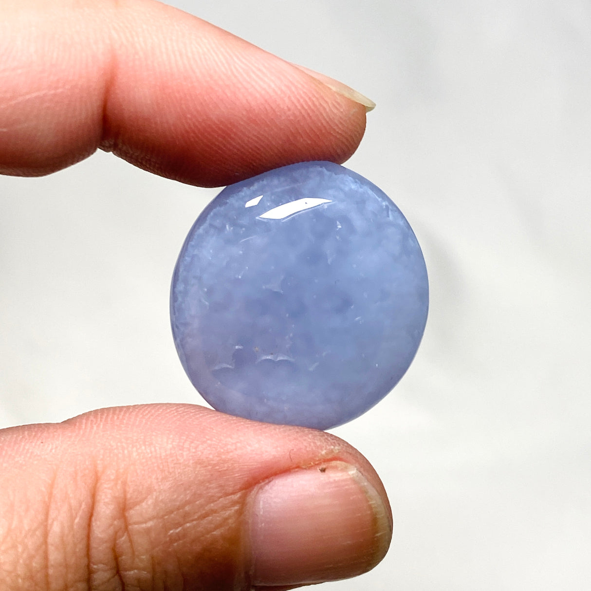 Blue Chalcedony Tumbled Stones