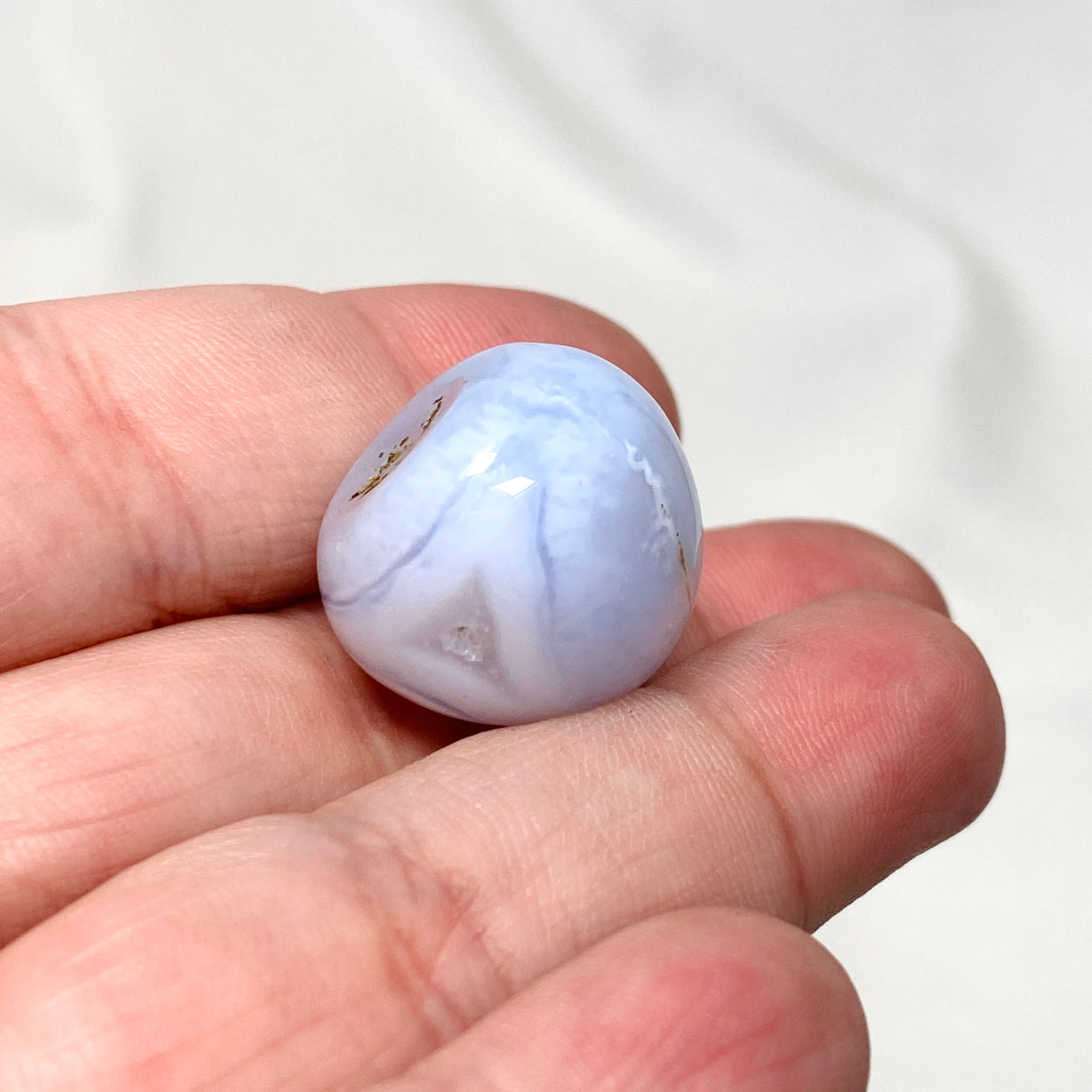 Blue Chalcedony Tumbled Stones