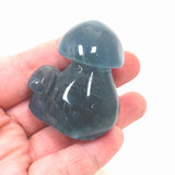 Blue Fluorite Mushroom BFM-01