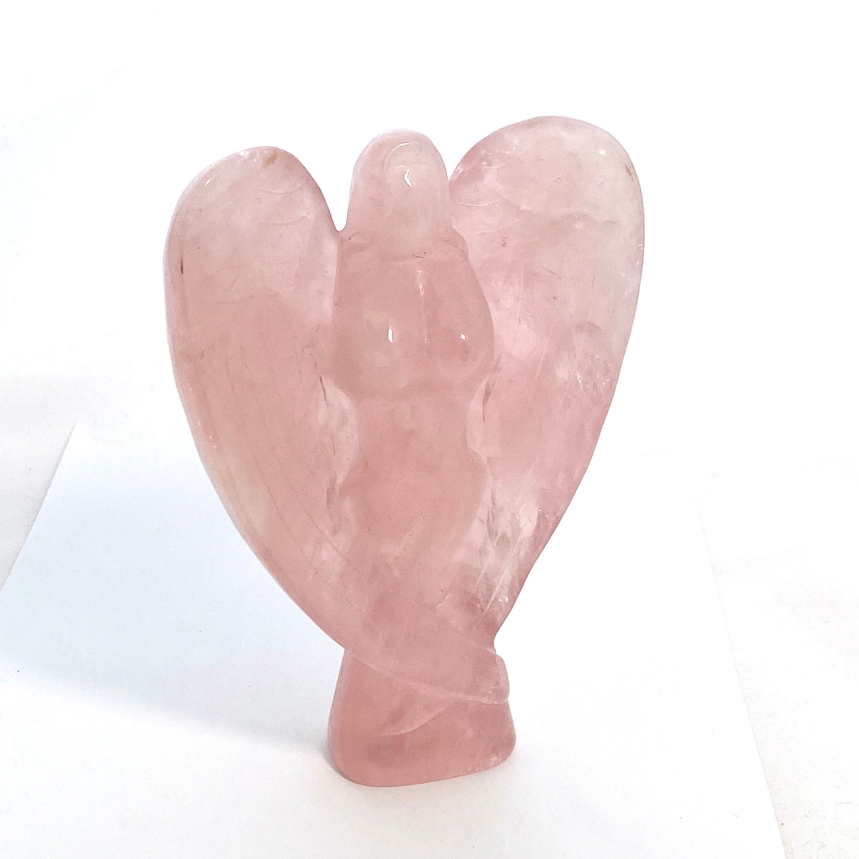 Rose Quartz Angel Goddess large 16cm