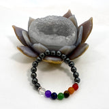 Hematite chakra bracelet