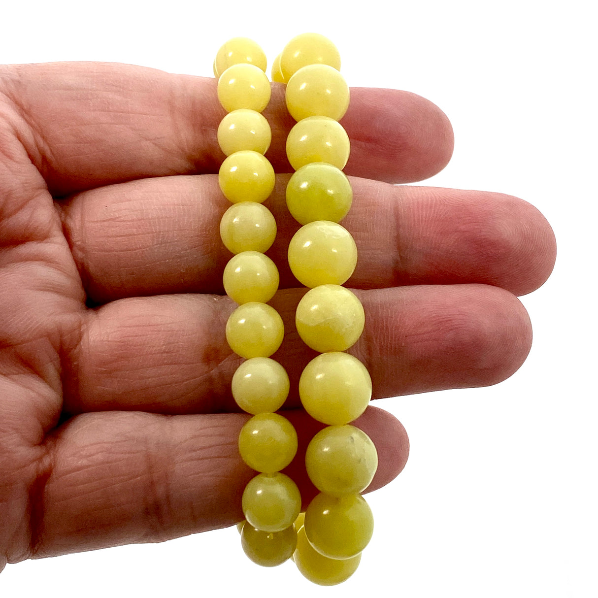 Lemon jade bracelet