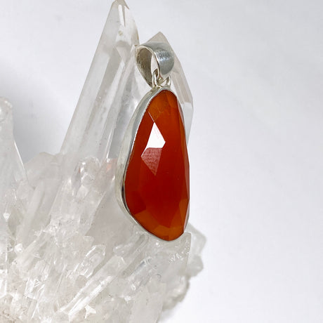 Carnelian Faceted Freeform pendant KPGJ4584