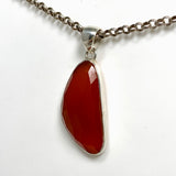 Carnelian Faceted Freeform pendant KPGJ4584