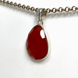 Carnelian Faceted Teardrop pendant KPGJ4583