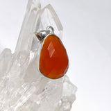 Carnelian Faceted Teardrop pendant KPGJ4583