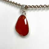 Carnelian Faceted Teardrop pendant KPGJ4583