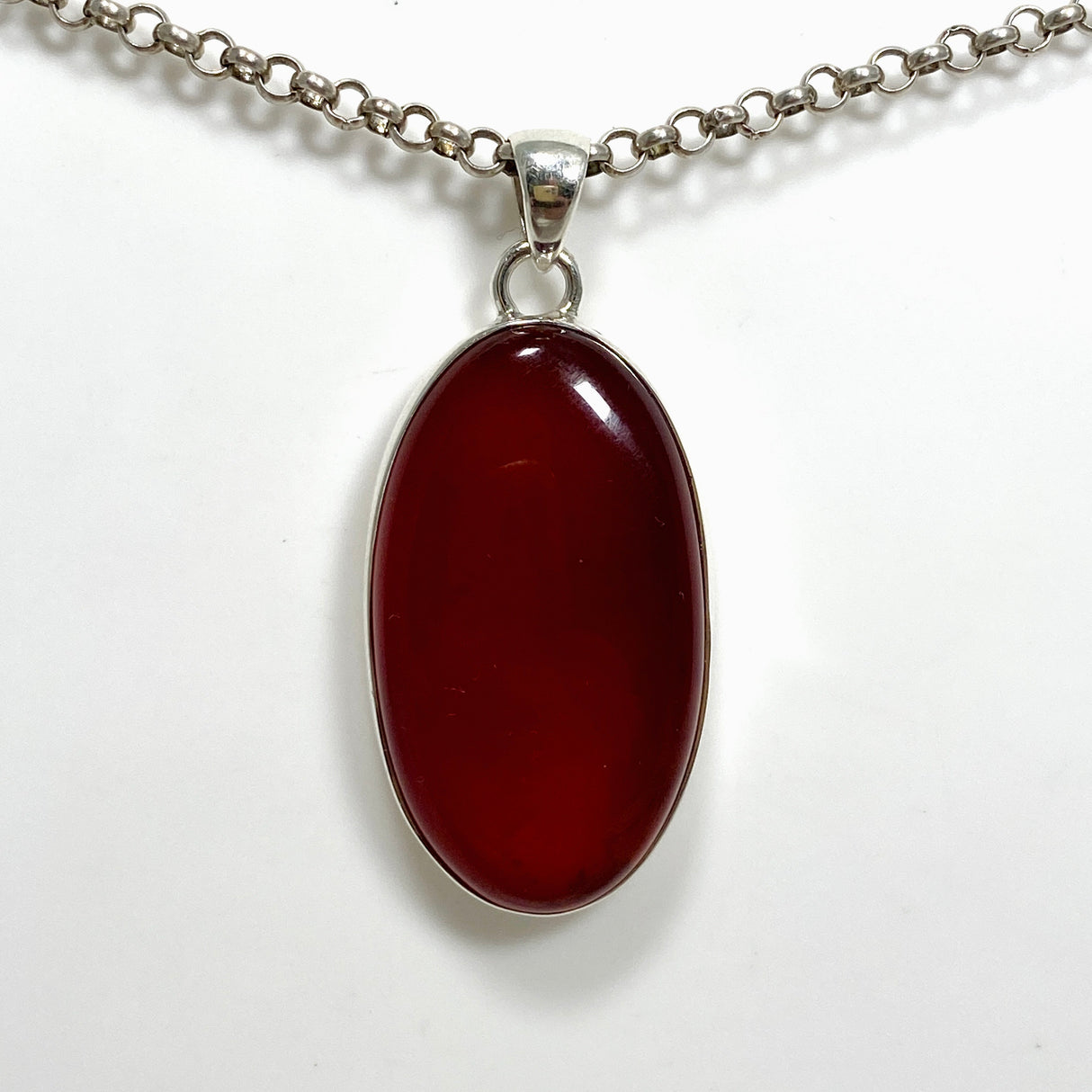 Carnelian Oval pendant KPGJ4576