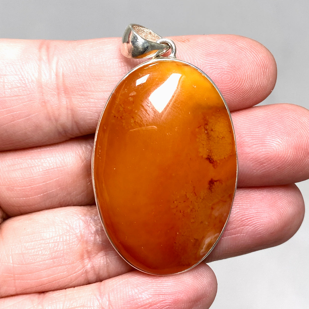 Carnelian Oval pendant KPGJ4577