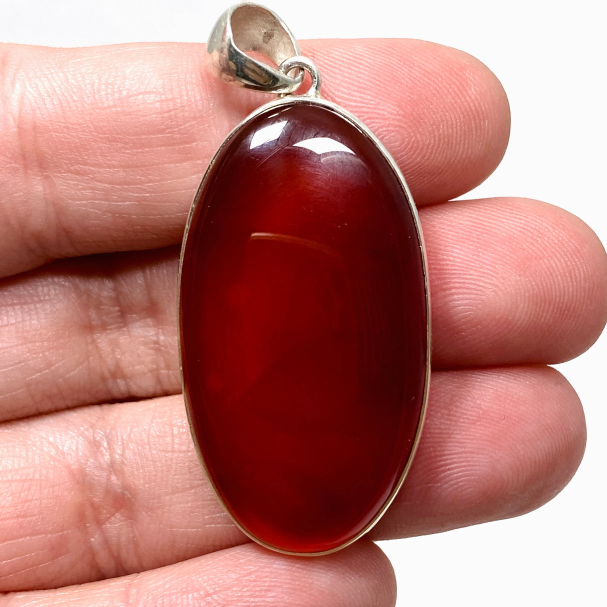 Carnelian Oval pendant KPGJ4578