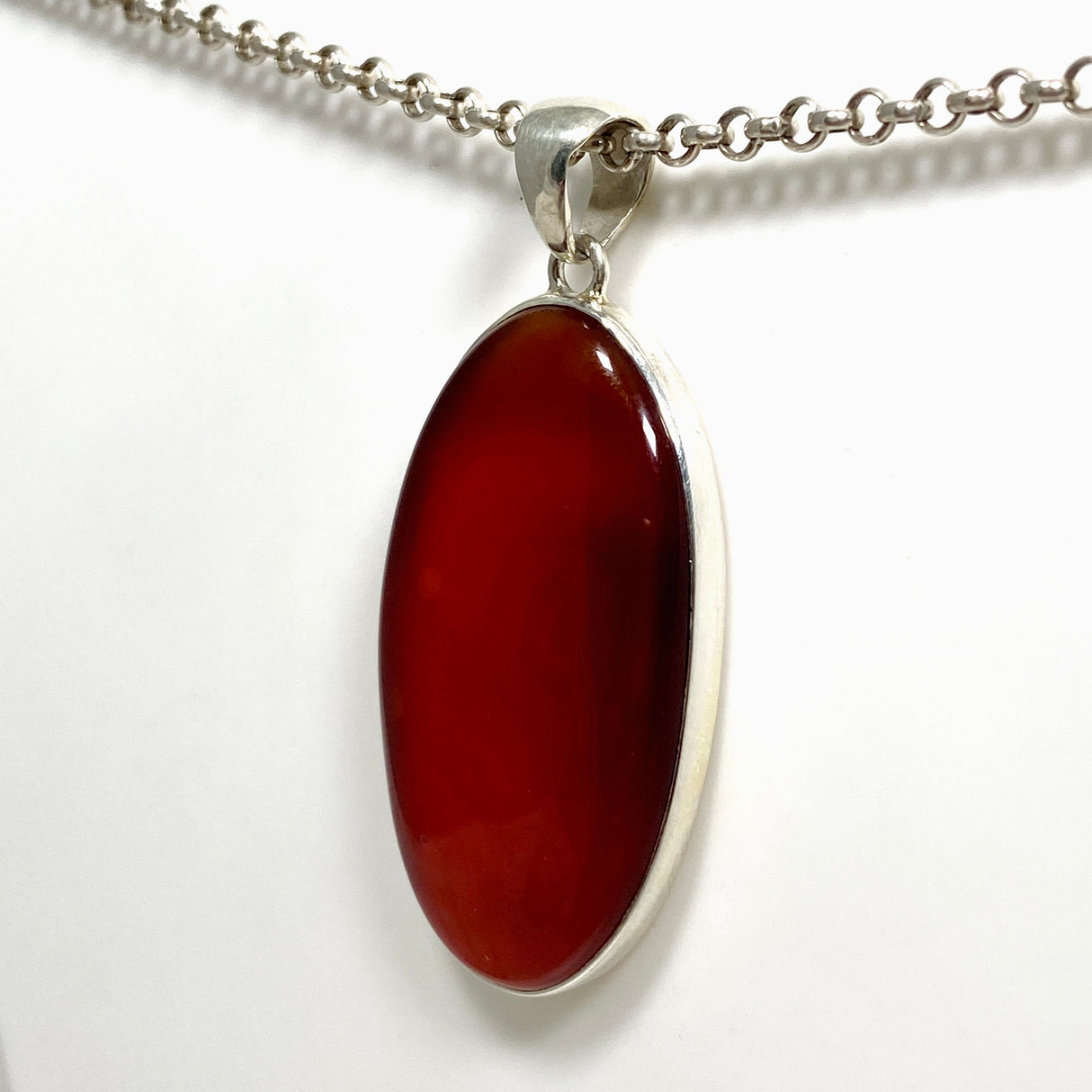 Carnelian Oval pendant KPGJ4578