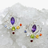 Chakra Lotus Earrings E2757