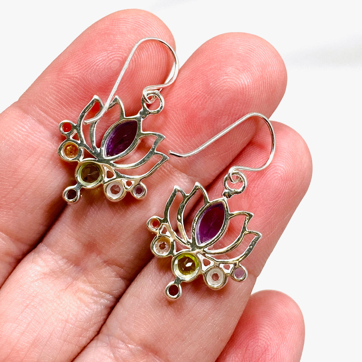 Chakra Lotus Earrings E2757