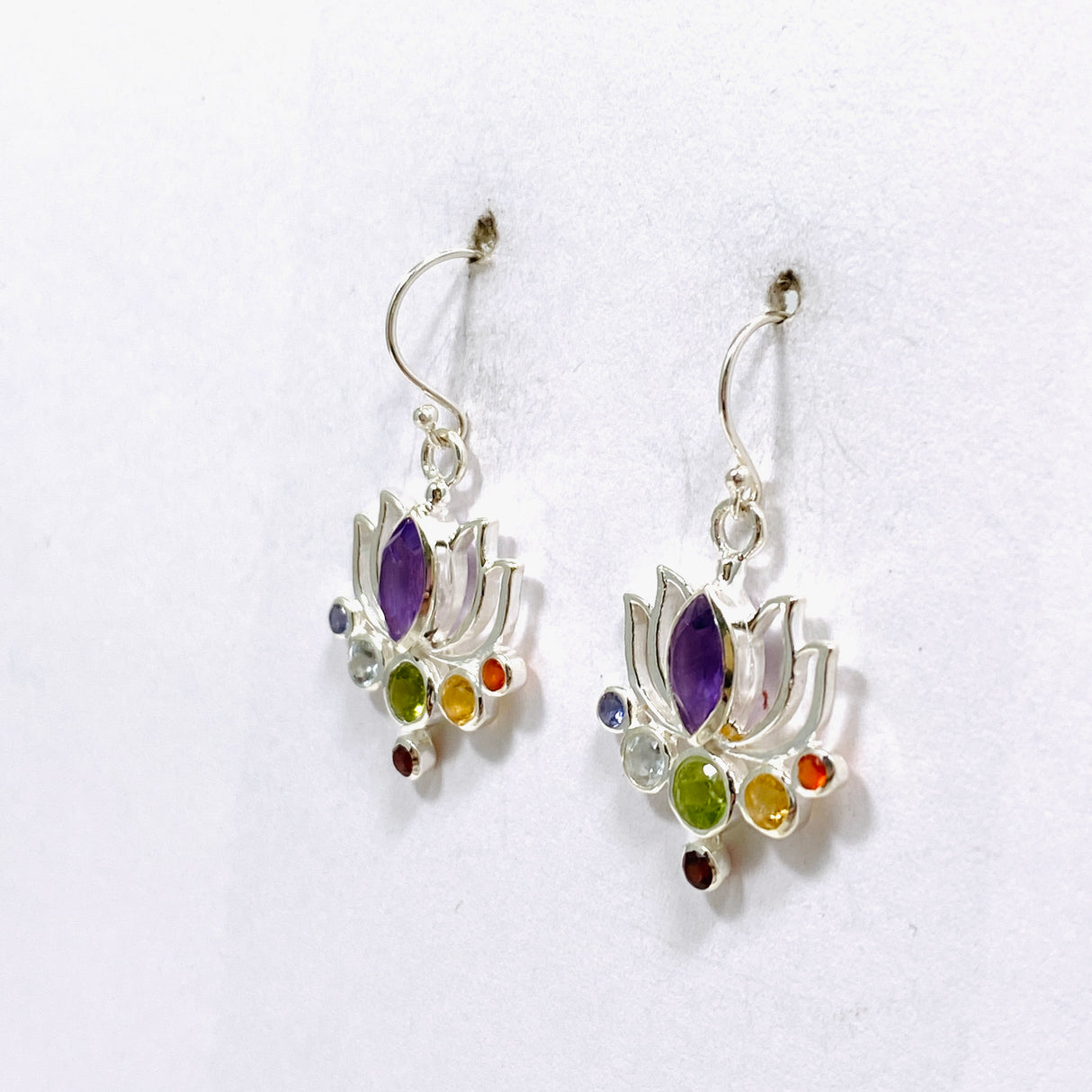 Chakra Lotus Earrings E2757