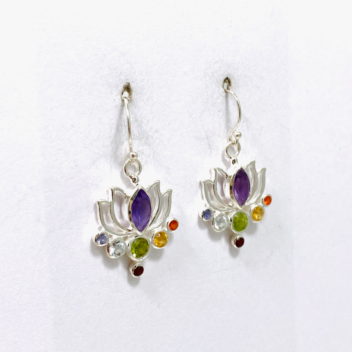 Chakra Lotus Earrings E2757