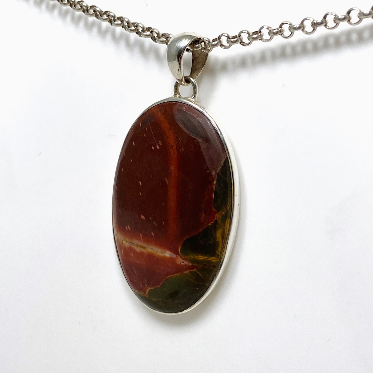 Cherry Creek Jasper Oval Pendant KPGJ3143