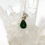 Chrome Diopside Teardrop Faceted Pendant PPGJ792