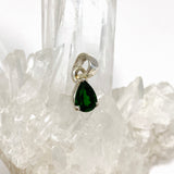 Chrome Diopside Teardrop Faceted Pendant PPGJ792