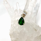 Chrome Diopside Teardrop Faceted Pendant PPGJ792