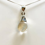 Clear Quartz Briolette Faceted Pendant PPGJ920