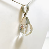 Clear Quartz Briolette Faceted Pendant PPGJ920