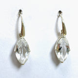 Clear Quartz Marquise Faceted Earrings PEGJ228