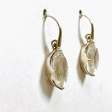 Clear Quartz Marquise Faceted Earrings PEGJ228