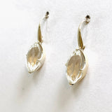 Clear Quartz Marquise Faceted Earrings PEGJ228