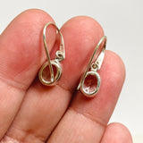 Clear Quartz Oval Faceted Earrings PEGJ215