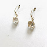 Clear Quartz Round Faceted Earrings PEGJ210